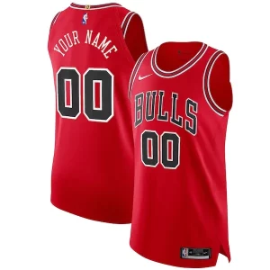 Moderno Chicago Bulls Nike Authentic Custom Jersey Red Icon Edition
