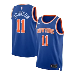 Moderno Chulo Jalen Brunson New York Knicks Nike Unisex Swingman Jersey Icon Edition Blue