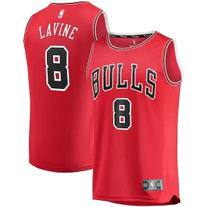 Moderno Duradero Fantástico Zach LaVine Chicago Bulls Youth Fast Break Replica Player Jersey Icon Edition Red