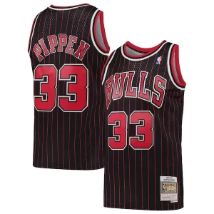 Moderno Duradero Scottie Pippen Chicago Bulls Hardwood Classics Swingman Jersey Black