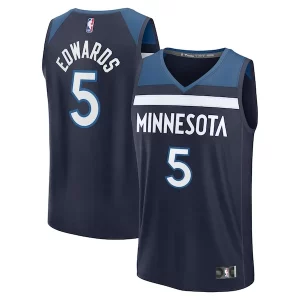 Moderno Encantador Hermoso Anthony Edwards Minnesota Timberwolves Fast Break Replica Player Jersey Icon Edition Navy