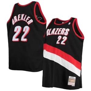 Moderno Estupendo Elegante Clyde Drexler Portland Trail Blazers 1991/92 Big & Tall Hardwood Classics Swingman Jersey Black