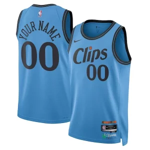 Moderno LA Clippers Nike Unisex 2024/25 Custom Swingman Jersey City Edition Light Blue