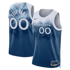 Moderno Minnesota Timberwolves Nike Unisex 2023/24 Custom Swingman Jersey Blue City Edition