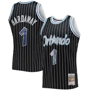 Moderno Penny Hardaway Orlando Magic 1996/97 Hardwood Classics NBA 75th Anniversary Diamond Swingman Jersey Black