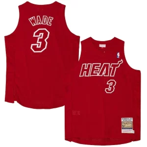 Original Atractivo Dwyane Wade Miami Heat 2012 Authentic Player Jersey Scarlet