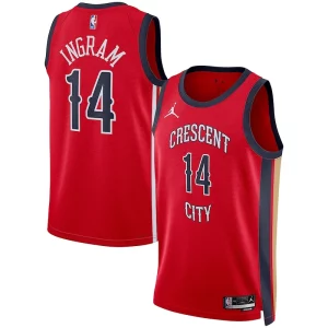 Encantador Estupendo Elegante Brandon Ingram New Orleans Pelicans Jordan Brand Unisex Swingman Jersey Statement Edition Red
