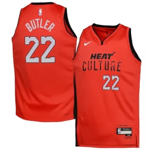 Original Exquisito Jimmy Butler Miami Heat Nike Youth 2024/25 Swingman Player Jersey City Edition Red