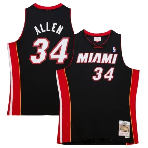 Sofisticado Genial Comodo Ray Allen Miami Heat Hardwood Classics Swingman Jersey Black