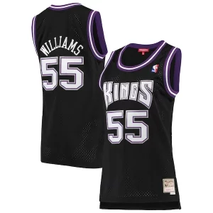 Original Maravilloso Magnífico Jason Williams Sacramento Kings Women's 2000/01 Hardwood Classics Swingman Jersey Black