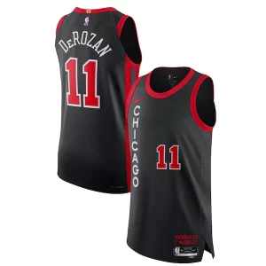 Original Nike DeMar DeRozan Chicago Bulls Authentic Jersey City Edition Black