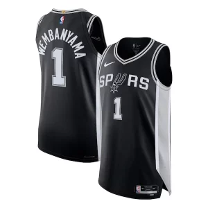 Original Perfecto Único Victor Wembanyama San Antonio Spurs Nike Authentic Jersey Icon Edition Black