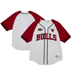 Perfecto Chicago Bulls Practice Day Baseball Jersey White