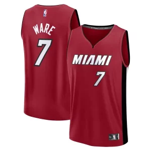 Perfecto Genial Kel'el Ware Miami Heat Fast Break Player Jersey Statement Edition Red