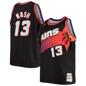 Perfecto Genial Steve Nash Phoenix Suns 1996/97 Big & Tall Hardwood Classics Swingman Jersey Black/White