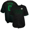 Perfecto Jayson Tatum Boston Celtics Profile Big & Tall Name & Number Button Up Jersey Black