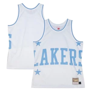 Perfecto Los Angeles Lakers Hardwood Classics Blown Out Fashion Jersey White