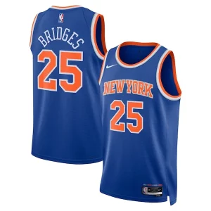 Perfecto Maravilloso Robusto Mikal Bridges New York Knicks Nike Unisex 2024 Offseason Addition Nike Swingman Jersey Blue