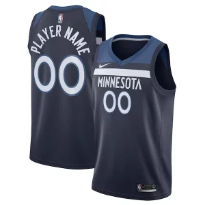 Perfecto Minnesota Timberwolves Nike Swingman Custom Jersey Navy Icon Edition