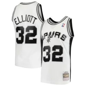 Perfecto Moderno Sean Elliott San Antonio Spurs 1998/99 Hardwood Classics Swingman Jersey White