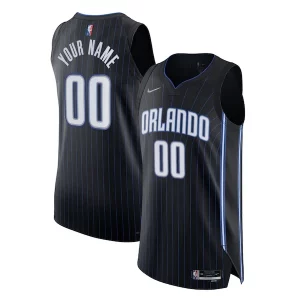 Perfecto Orlando Magic Nike 2021/22 Diamond Authentic Custom Jersey Icon Edition Black