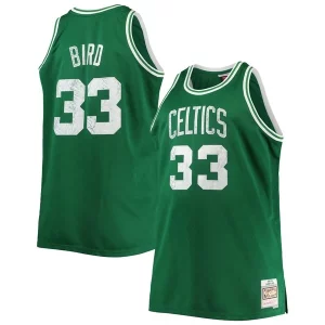Perfecto Resistente Larry Bird Boston Celtics Big & Tall 1985/86 NBA 75th Anniversary Diamond Swingman Jersey Kelly Green