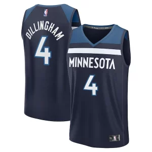 Bonito Robusto Único Rob Dillingham Minnesota Timberwolves Youth 2024 NBA Draft Fast Break Player Jersey Icon Edition Navy