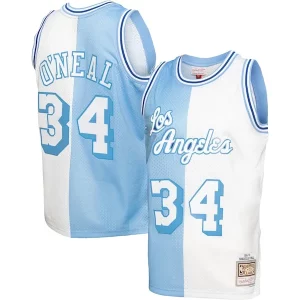 Perfecto Único Shaquille O'Neal Los Angeles Lakers Big & Tall Hardwood Classics 1996/97 Split Swingman Jersey Powder Blue/White