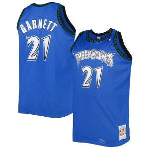 Práctico Delicioso Único Kevin Garnett Minnesota Timberwolves Big & Tall Hardwood Classics 2003/04 Swingman Jersey Blue
