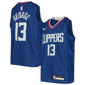Práctico Duradero Paul George LA Clippers Nike Youth Swingman Jersey Icon Edition Royal