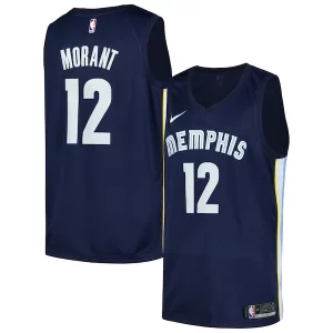Práctico Ideal Ja Morant Memphis Grizzlies Nike Swingman Player Jersey Icon Edition Navy