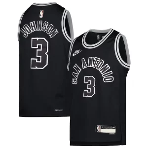 Práctico Increíble Maravilloso Keldon Johnson San Antonio Spurs Nike Youth 2022/23 Swingman Jersey Classic Edition Black