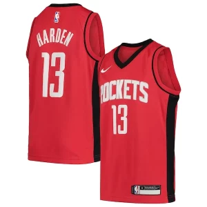 Práctico James Harden Houston Rockets Nike Youth Team Swingman Jersey Icon Edition Red