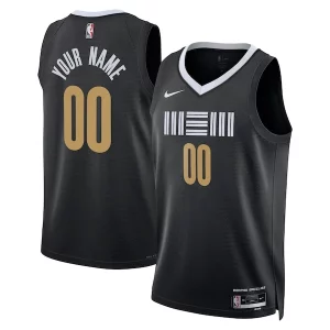 Práctico Memphis Grizzlies Nike Unisex 2023/24 Custom Swingman Jersey Black City Edition