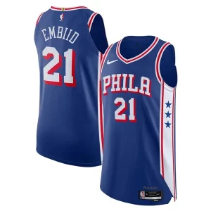 Resistente Exquisito Joel Embiid Philadelphia 76ers Nike Authentic Jersey Association Edition Royal