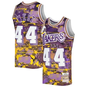 Resistente Hermoso Jerry West Los Angeles Lakers 1971/72 Hardwood Classics Lunar New Year Swingman Jersey Purple