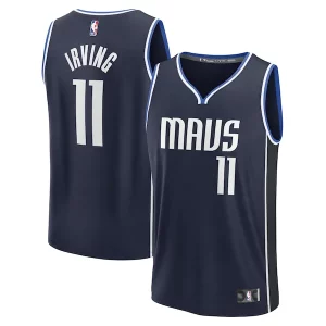 Resistente Increíble Atractivo Kyrie Irving Dallas Mavericks Fast Break Replica Player Jersey Statement Edition Navy