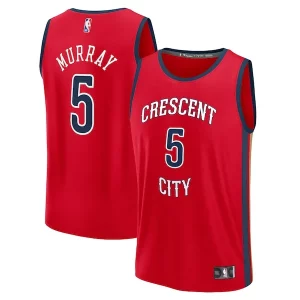Versátil Dejounte Murray New Orleans Pelicans Youth Fast Break Replica Player Jersey Statement Edition Red