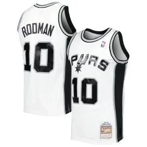 Resistente Increíble Versátil Dennis Rodman San Antonio Spurs 2001/02 Hardwood Classics Swingman Jersey White