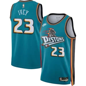Resistente Original Jaden Ivey Detroit Pistons Nike Swingman Jersey Classic Edition Teal