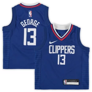 Resistente Paul George LA Clippers Nike Toddler 2020/21 Replica Jersey Icon Edition Royal
