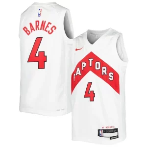 Resistente Scottie Barnes Toronto Raptors Nike Youth Swingman Jersey Association Edition White/Red