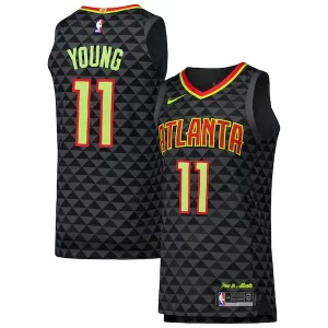 Resistente Trae Young Atlanta Hawks Nike Authentic Player Jersey Icon Edition Black