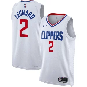 Robusto Chulo Kawhi Leonard LA Clippers Nike Unisex Swingman Jersey Association Edition White/Royal