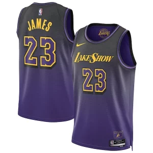 Robusto Encantador Ideal LeBron James Los Angeles Lakers Nike Unisex 2024/25 Swingman Player Jersey City Edition Purple