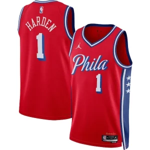 Robusto James Harden Philadelphia 76ers Jordan Brand Unisex Swingman Jersey Statement Edition Red