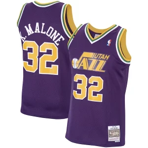 Robusto Maravilloso Karl Malone Utah Jazz 1991/92 Hardwood Classics Swingman Jersey Purple