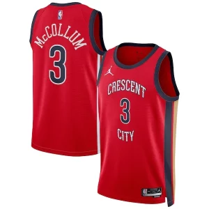 Robusto Moderno CJ McCollum New Orleans Pelicans Jordan Brand Unisex Swingman Jersey Statement Edition Red