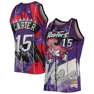 Robusto Moderno Vince Carter Toronto Raptors Hardwood Classics 1998/99 Hyper Hoops Swingman Jersey Purple