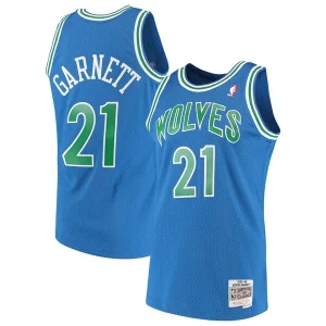 Robusto Resistente Magnífico Kevin Garnett Minnesota Timberwolves 1995/96 Hardwood Classics Swingman Jersey Blue
